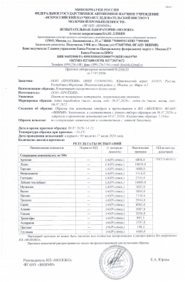 Аминокислотный профиль